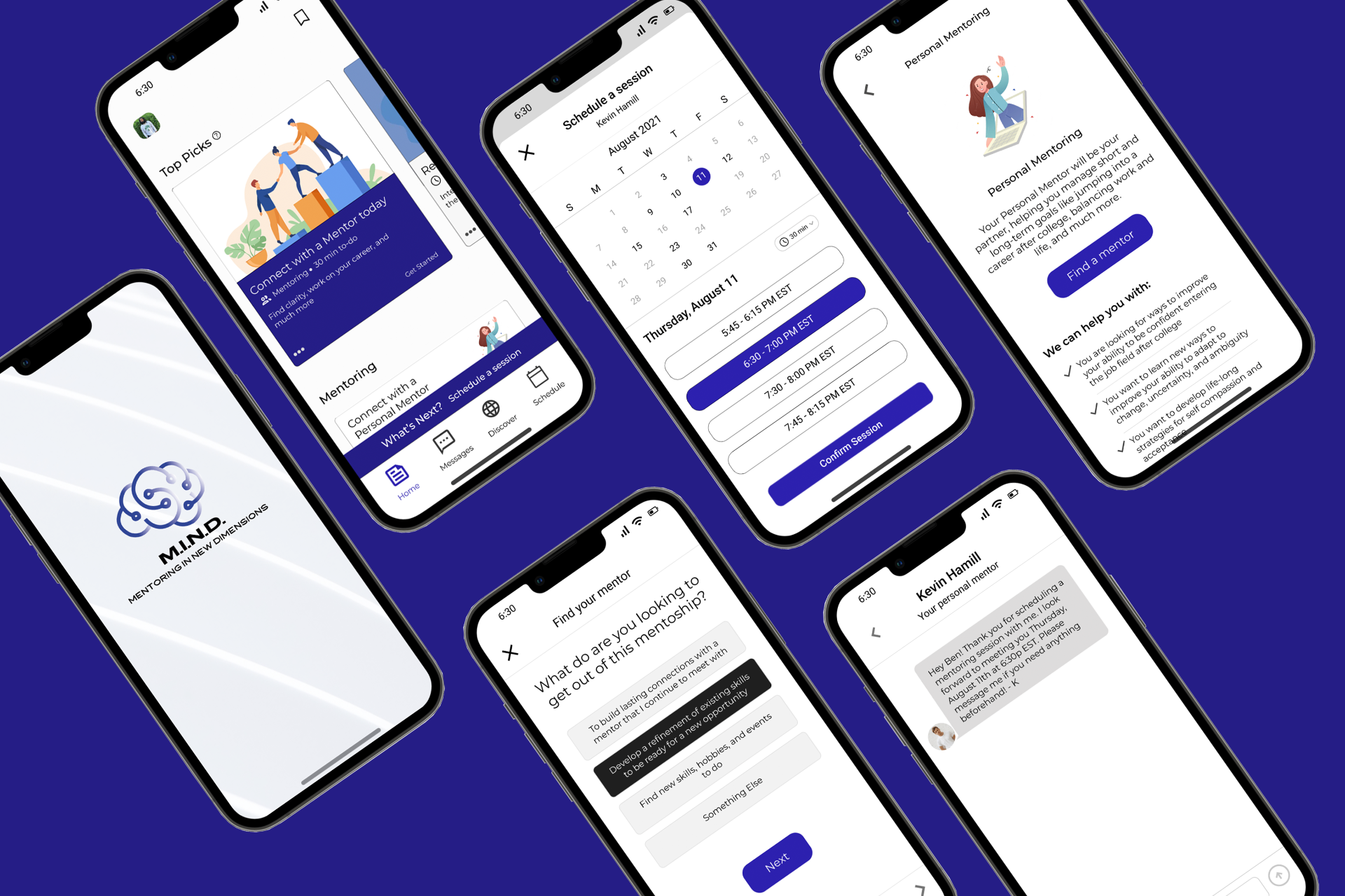 MIND Mentoring App — Personal project