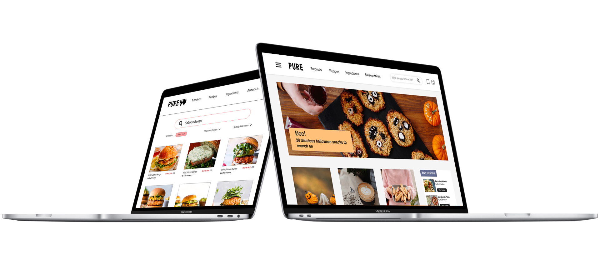 Pure Cooking — Personal project